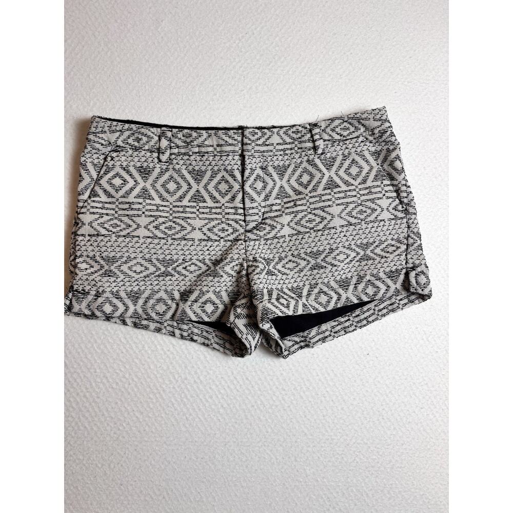 Merona Womens Aztec Casual Beach Summer Micro Shorts Size 10 100% Cotton